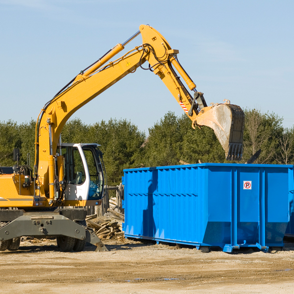 are there any restrictions on where a residential dumpster can be placed in Milledgeville Georgia